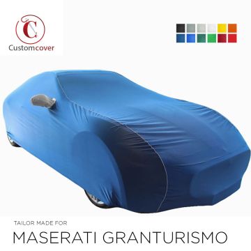 Maserati GranTurismo 2007-Heute Indoor Car Cover - Blue - Mirror Pockets