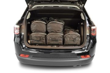 Jeep Compass (MP) 2017-présent Car-Bags set de sacs de voyage