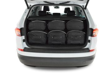 Skoda Kodiaq 2017-présent Car-Bags set de sacs de voyage (7 sièges)