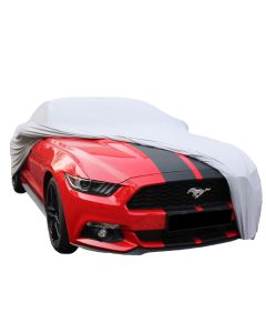 Ford Mustang VI 2014-present Indoor Cover - Silver grey